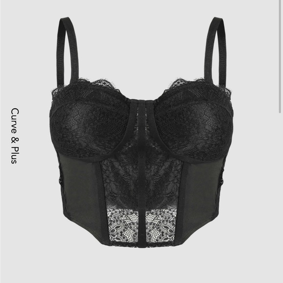 Cider Tops 4x Plus Size Cider Floral Lace Corset Tank Top Poshmark